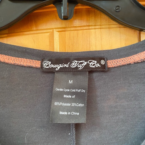 Cowgirl Tuff M Long Sleeve Embroidered Long Sleeve Top - Picture 7 of 9